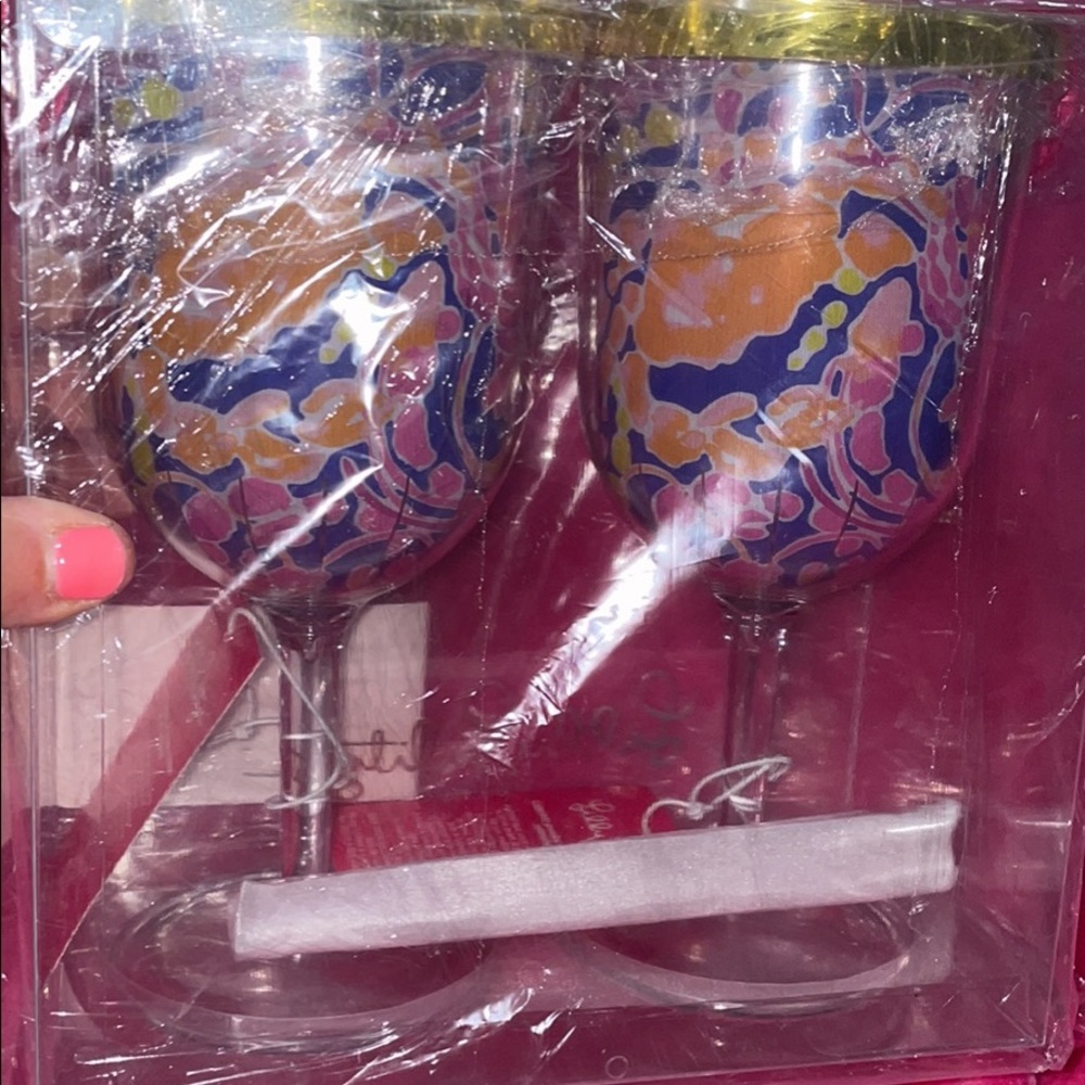Nip Lilly Pulitzer set of 2 sip sip cups 14oz